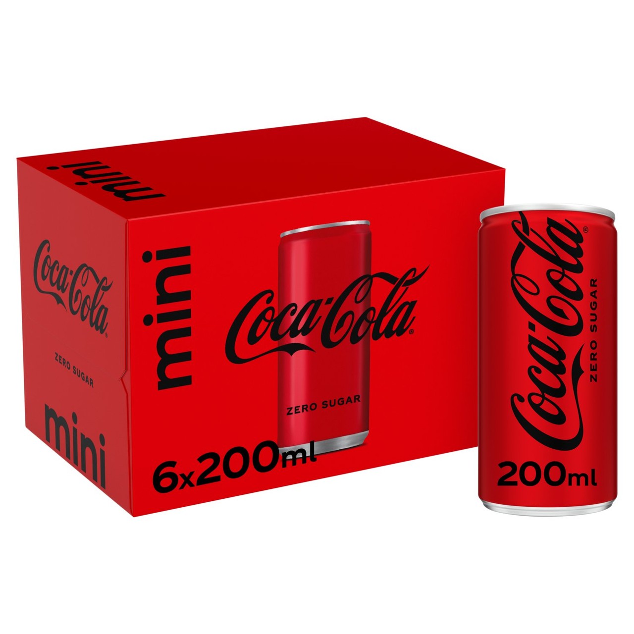 Coca-Cola Zero 6x200ml