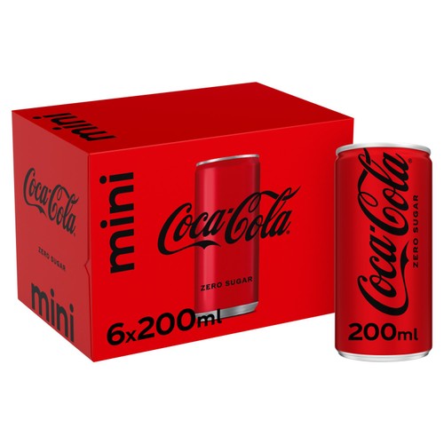 Coca-Cola Zero 6x200ml