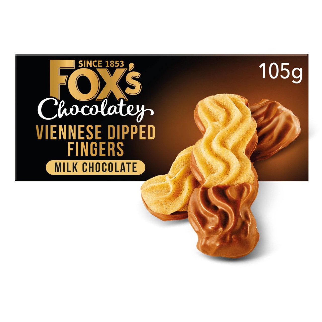 Fox's Viennese Milk Chocolate Dipped Finger Biscuits