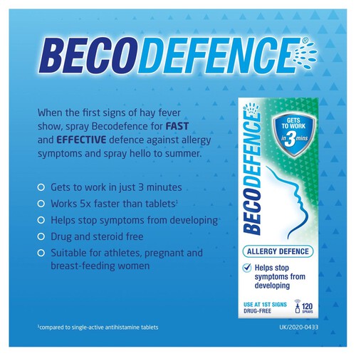 Becodefence Allergy Defence Nasal Spray - Non-drowsy - 120 sprays