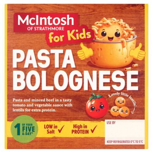 McIntosh Of Strathmore Kidz Pasta Bolognese