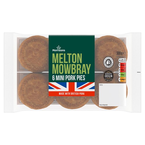 Morrisons melton mowbray mini pork pies