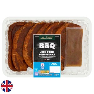 Morrisons British Jerk Loin Steaks With Pineapple & Chilli Salsa 650g