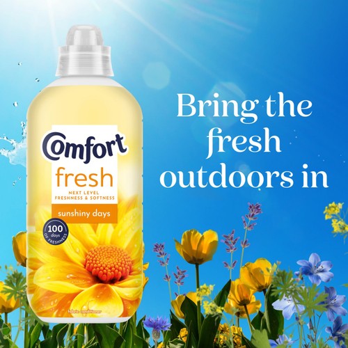 Comfort Fresh Fabric Conditioner Sunshiny Days 31 Washes
