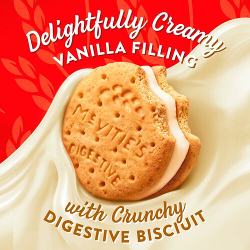 McVitie's Digestives Creams Vanilla Biscuits 