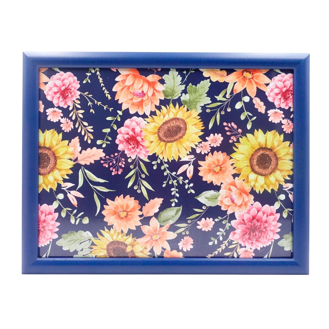 Nutmeg Home Navy Sunflower Lap Tray