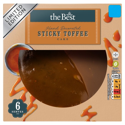 Morrisons The Best Limited Edition Sticky Toffee Cake
