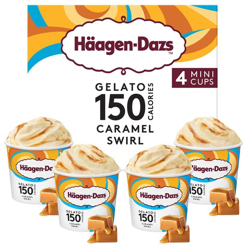 Haagen-Dazs Gelato 150 Calories Caramel Swirl Ice Cream