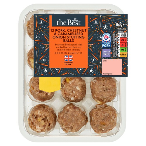 Morrisons The Best Pork, Chestnut & Caramelised Onion Stuffing Balls