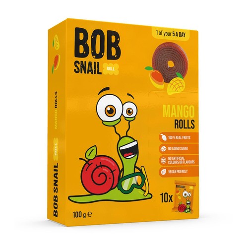 Bob Snail Mango Fruit Rolls 100g