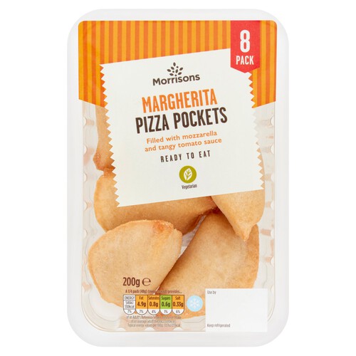 Morrisons Margherita Pizza Pockets 8 Pack