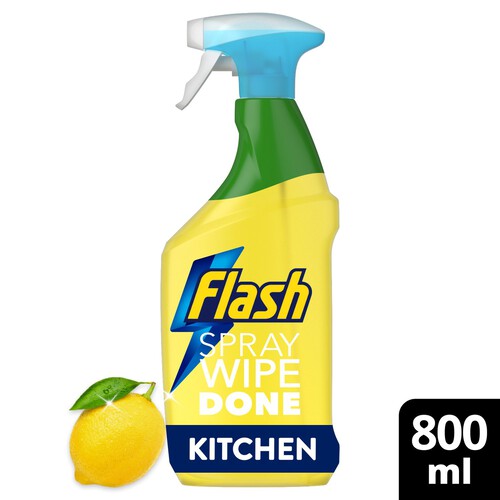 Flash Cleaning Spray Wipe Done All Purpose Lemon