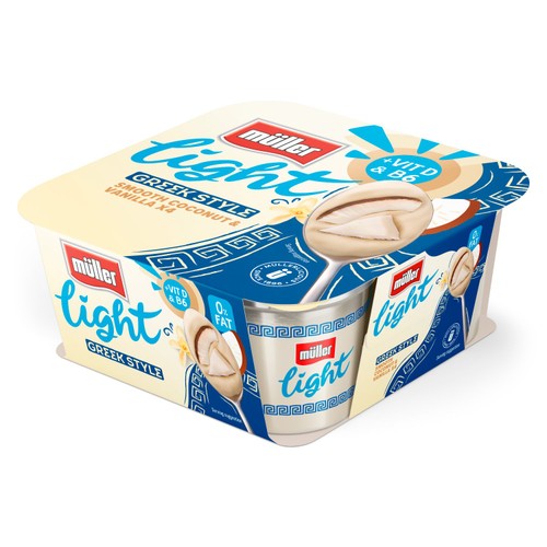 Muller Light Greek Style Coconut with Vanilla Yogurt