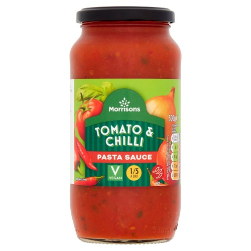 Morrisons tomato chilli pasta sauce