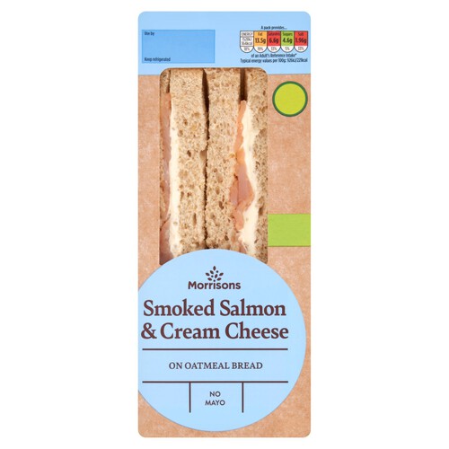 Morrisons Salmon & Cream Cheese Sandwich