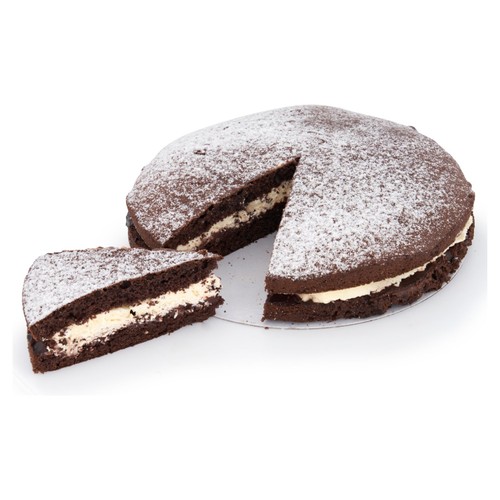 Market Street Large Fresh Cream Chocolate Sponge