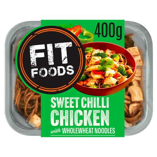 Fit Foods Sweet Chilli Chicken with Wholewheat Noodles