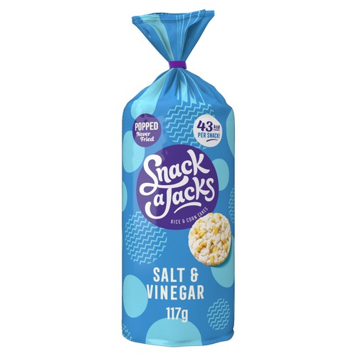 Snack A Jacks Salt & Vinegar Rice Cakes