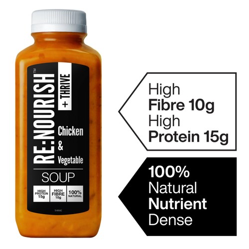 RENOURISH +Thrive Chicken & Vegetable Soup 500g