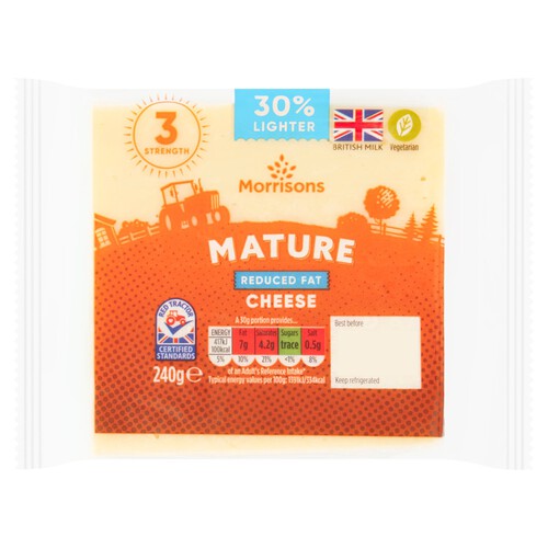 Morrisons 30% Lighter Mature Cheese