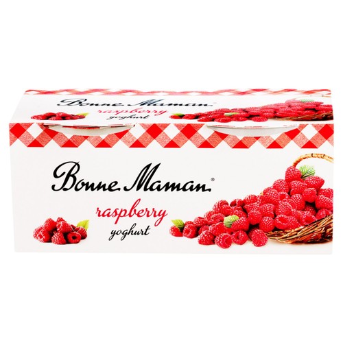 Bonne Maman Yoghurt Raspberry 2 x 115g