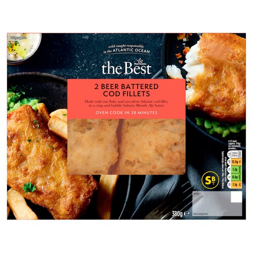 Morrisons The Best Beer Battered Cod Fillets 