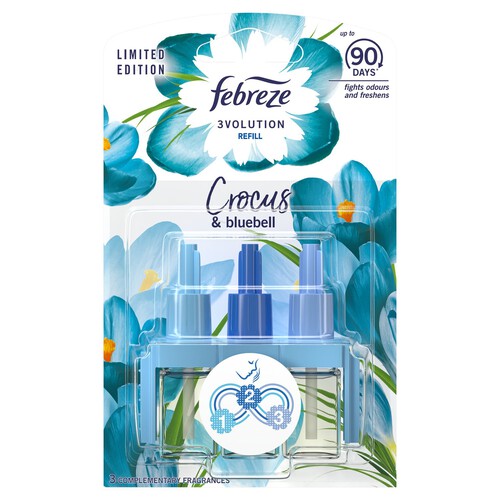 Febreze Air Freshener 3Volution Crocus & Bluebell Plug In Refill