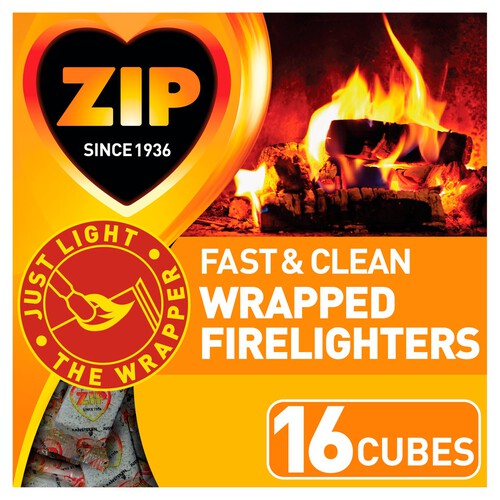 Zip Fast & Clean Wrap Firelighters