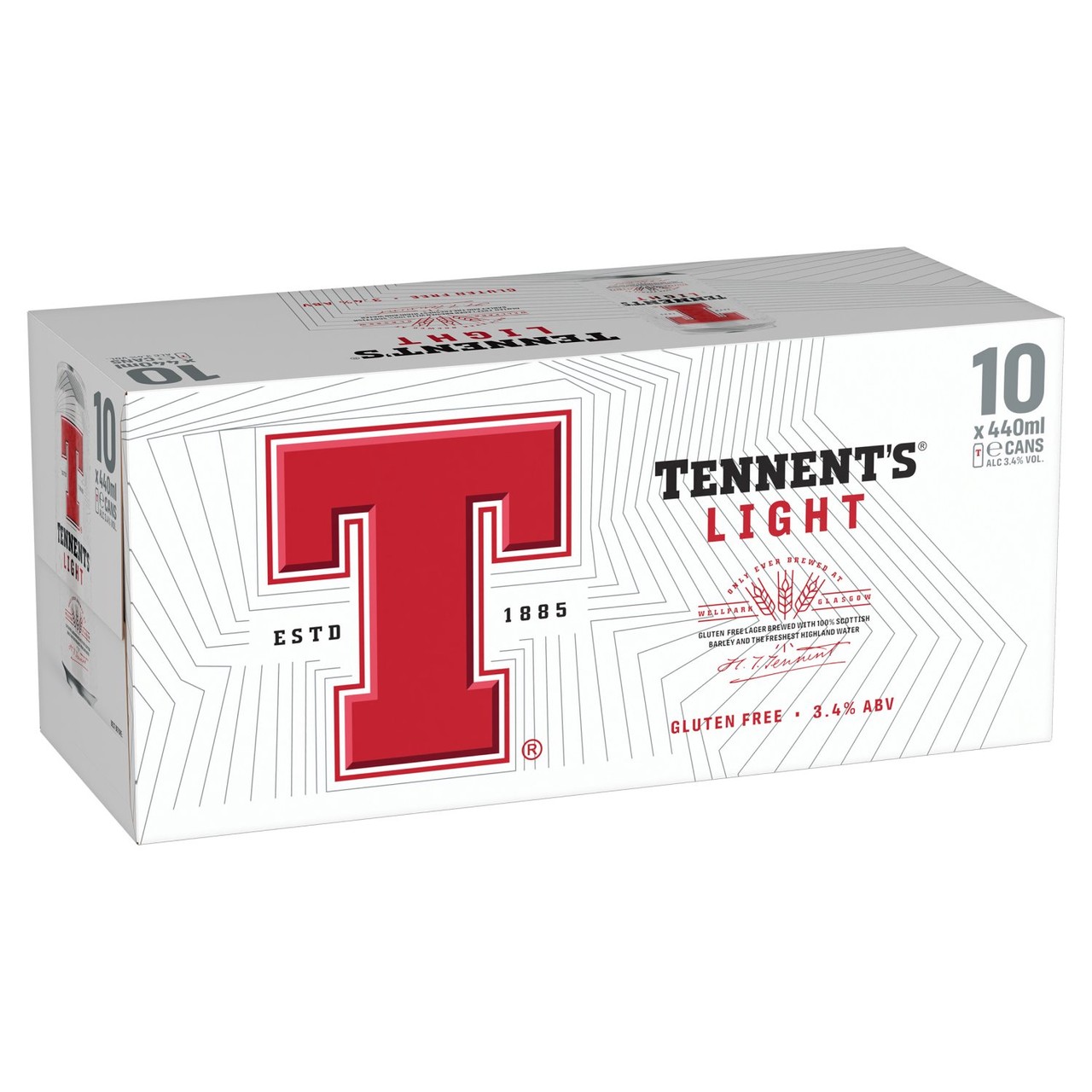 Tennent's Light Lager 10x440ml
