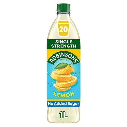 Robinsons Lemon No Added Sugar Squash 1L