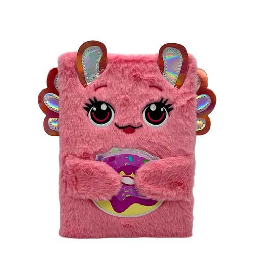 Tri-Coastal Axolotl Fuzzy Notebook