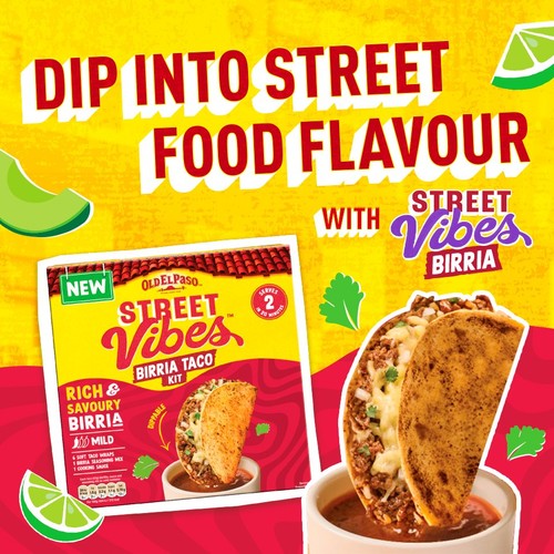 Old El Paso Street Vibes Birria Soft Taco Kit 257g