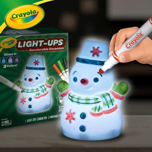 Crayola Light-Ups Recolorable Snowman