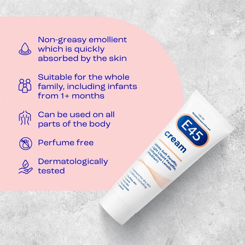 E45 Moisturiser Lotion, Body, Face And Hand Lotion For Very Dry Skin