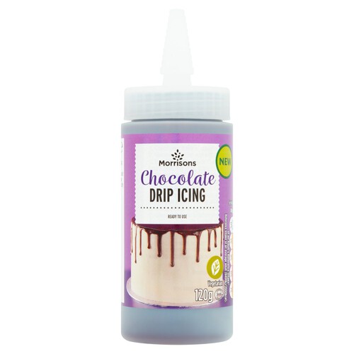 Morrisons Chocolate Drop Icing