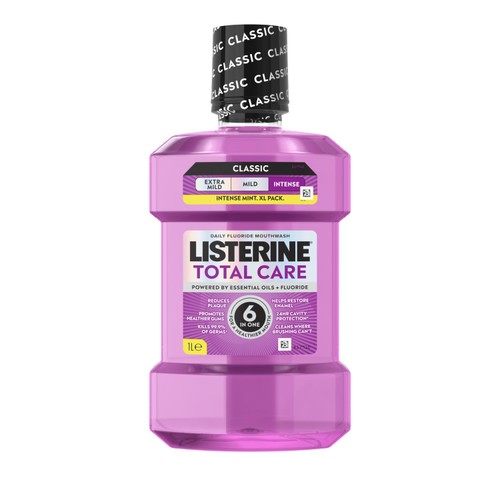 Listerine Total Care 10-in-1 Benefit Clean Mint Mouthwash 1L
