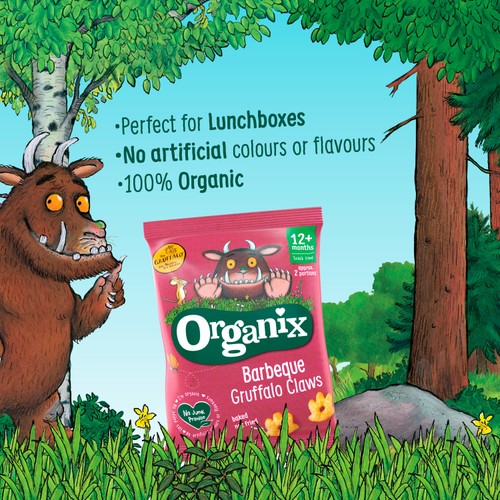 Organix Cheese & Onion Gruffalo Claws 12+ Months