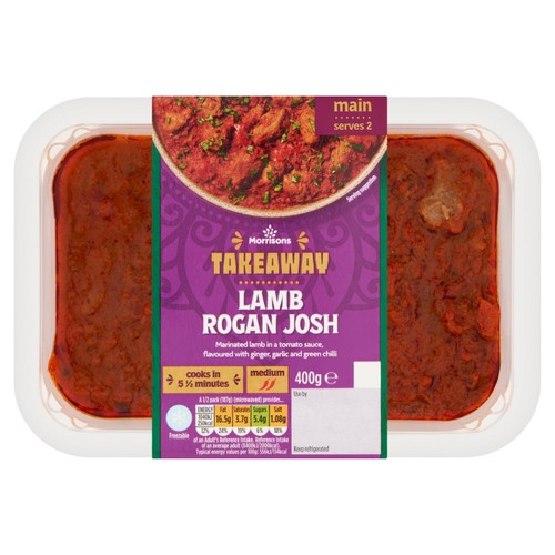 Morrisons Takeaway Lamb Rogan Josh   400g