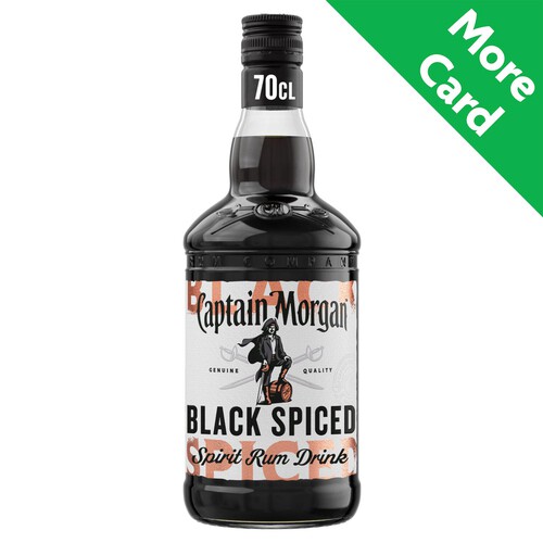 Captain Morgan Black Spiced Rum based Spirit Drink  