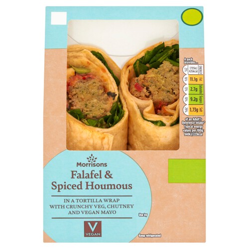 Morrisons Falafel & Houmous Wrap