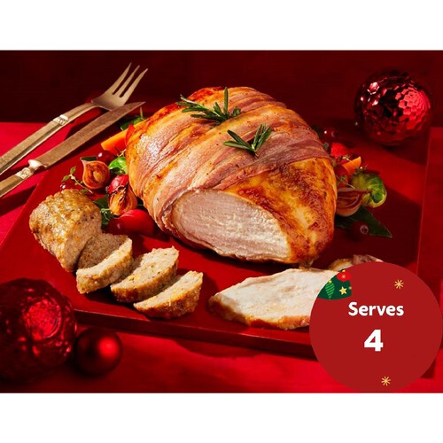 Morrisons The Best Chicken Crown With Streaky Bacon & Stuffing- Serves 4