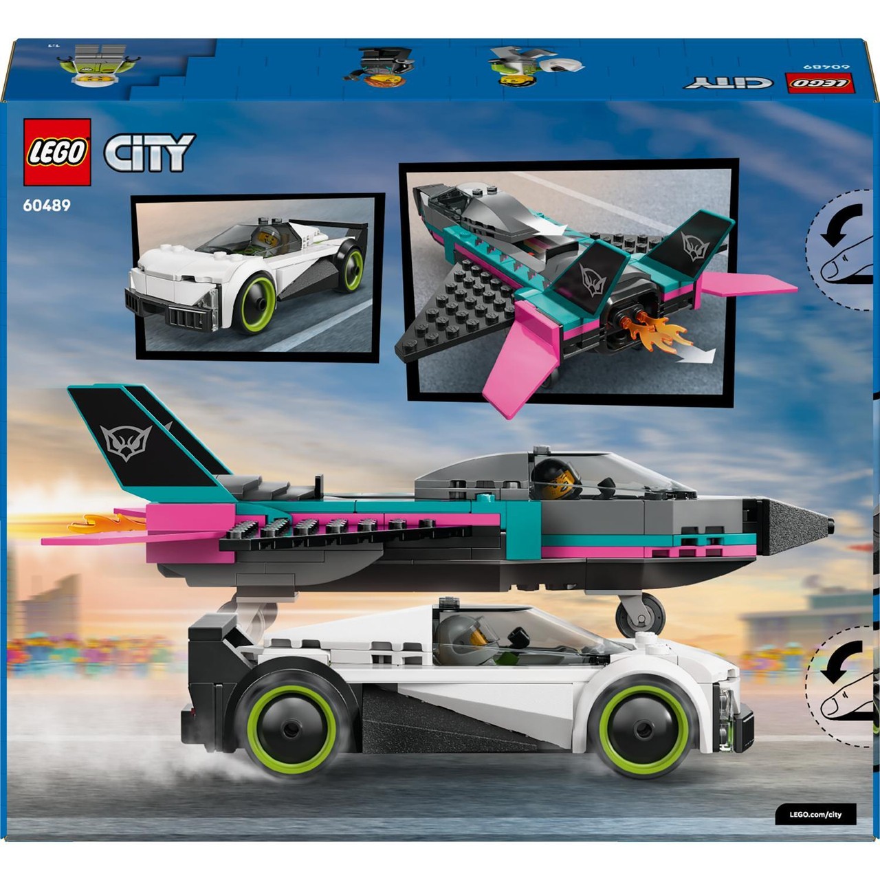 Lego City Great Vehicles Jet Vs. Car 60489