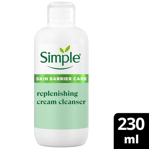 Simple Healthy Skin Barrier Replenishing Cream Cleanser