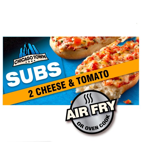 Chicago Town Triple Cheese & Tomato Subs Pizza 250g