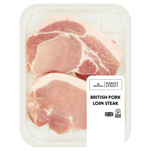 Morrisons british pork loin steaks