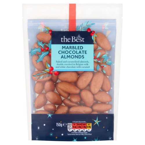 Morrisons The Best Marbled Chocolate Almonds 150g
