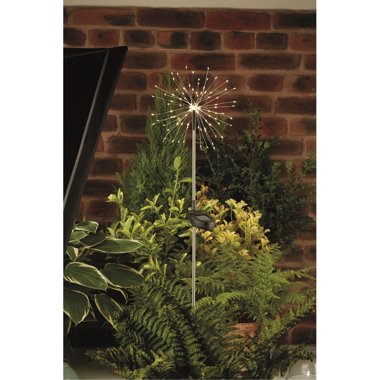 Nutmeg Solar Starburst Stake Light