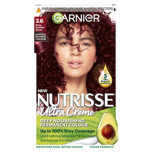 Garnier Nutrisse Deep Reddish Brown 3.6 Permanent Hair Dye