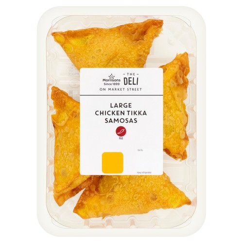 Morrisons large chicken tikka samosas