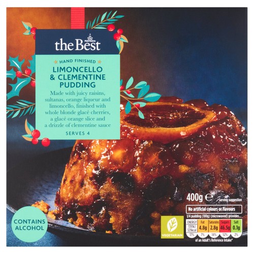 Morrisons The Best Limoncello And Clementine Christmas Pudding 400g
